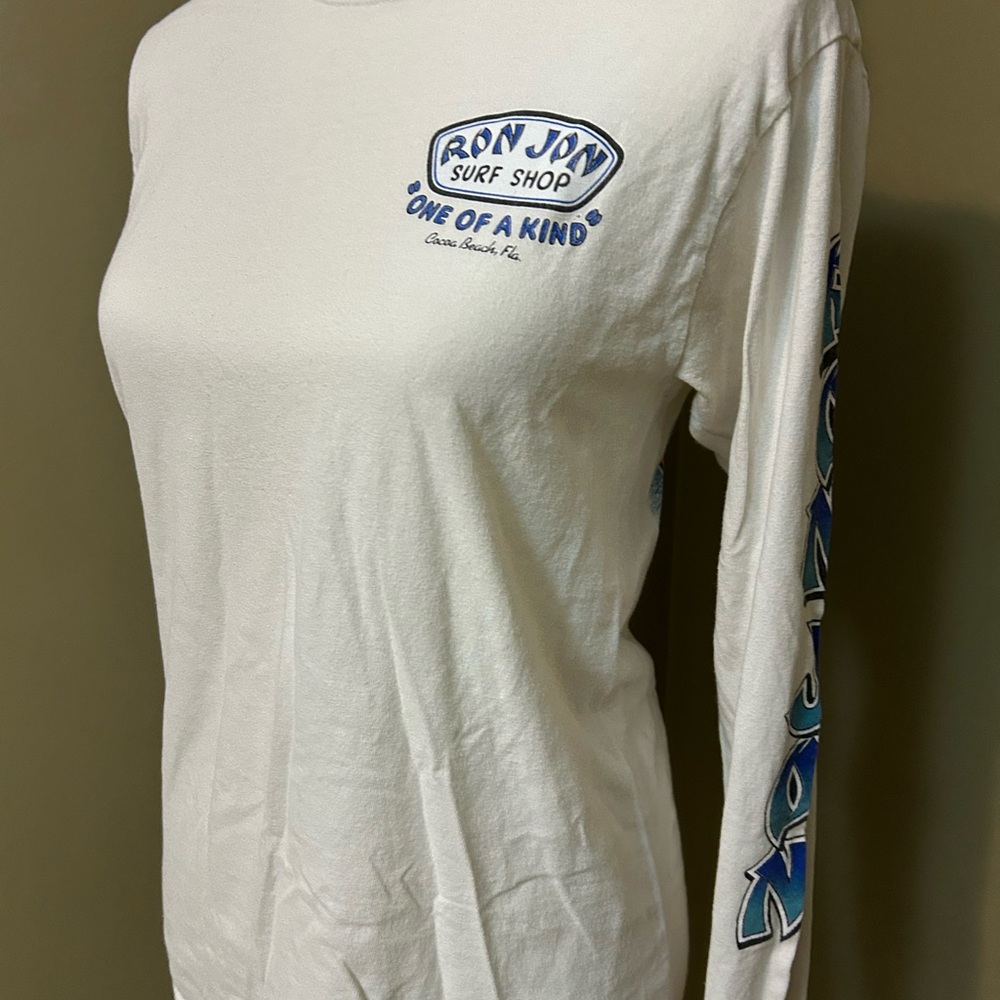 Ron Jon Surf Shop White Long Sleeve Shirt